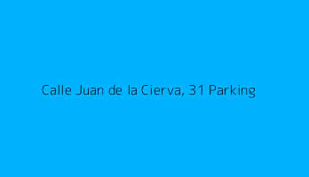 Calle Juan de la Cierva, 31 Parking